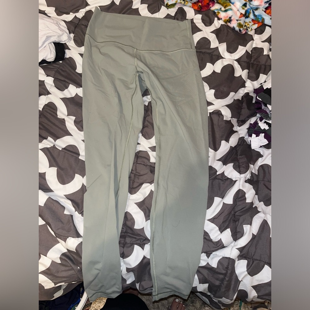 Sage green lululemon leggings size 10